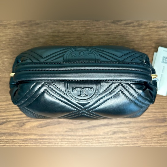 New Tory Burch Fleming Soft Small Frame Crossbody in Black - Picture 5 of 10